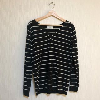 アズールバイマウジー(AZUL by moussy)のボーダーカットソー (AZUL)(カットソー(長袖/七分))