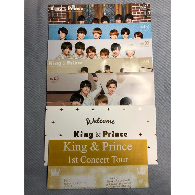 King & Prince FC会報1〜5 エンタメ/ホビーのタレントグッズ(アイドルグッズ)の商品写真