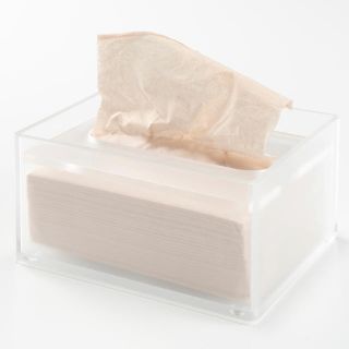 ムジルシリョウヒン(MUJI (無印良品))の無印良品アクリル卓上用ティシューボックス/ティシュー入(ティッシュボックス)