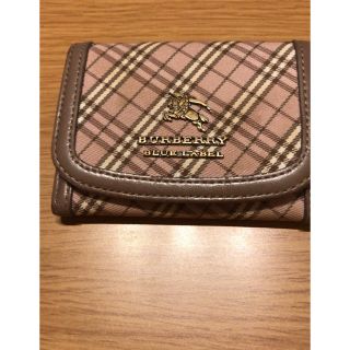 バーバリーブルーレーベル(BURBERRY BLUE LABEL)のBurberryブルーレーベル名刺入れケース(名刺入れ/定期入れ)