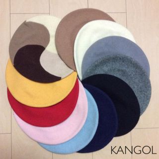 カンゴール(KANGOL)のグレー☆KANGOLベレー帽(ハンチング/ベレー帽)