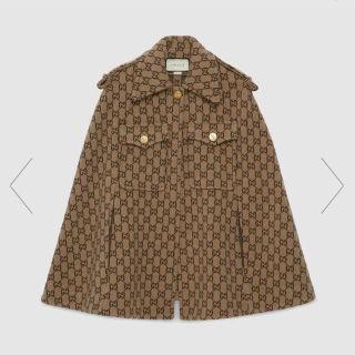 グッチ(Gucci)のGUCCI ウールケープ(ポンチョ)