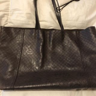 ボッテガヴェネタ(Bottega Veneta)の【値下げ】ボッテガヴェネタ　イントレ　紫　トート(トートバッグ)