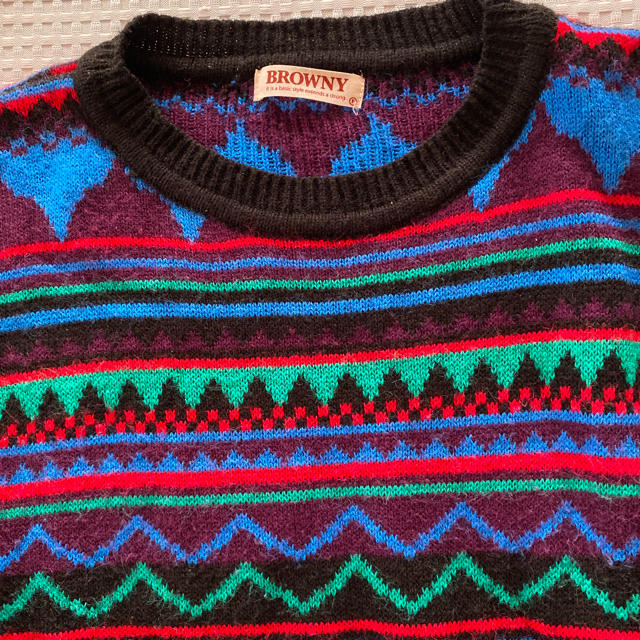 BROWNY(ブラウニー)のBROWNY ブラウニーセーター メンズのトップス(ニット/セーター)の商品写真