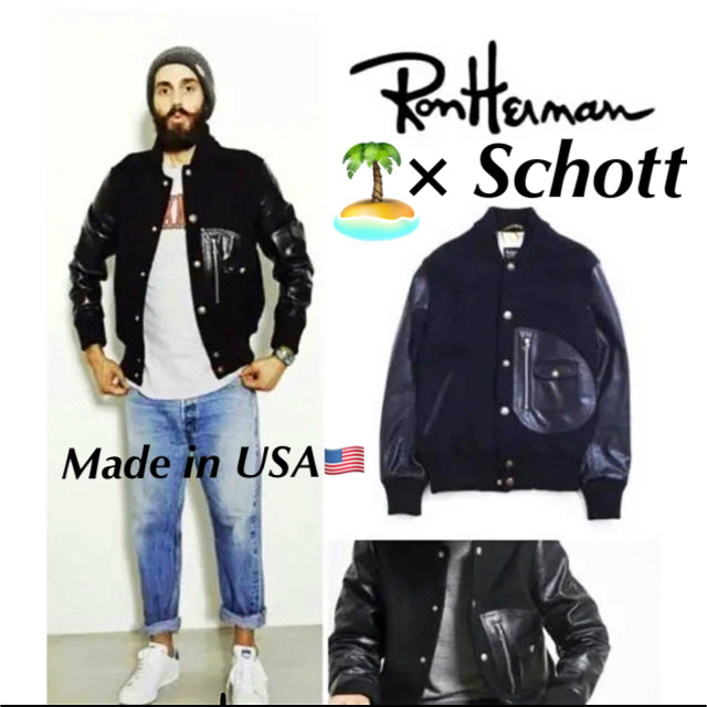 ☆Ron Herman×Schott????????USA製【超希少】