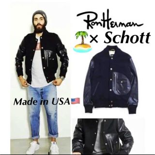 ショット(schott)の☆Ron Herman×Schott🇺🇸USA製【超希少】(ブルゾン)