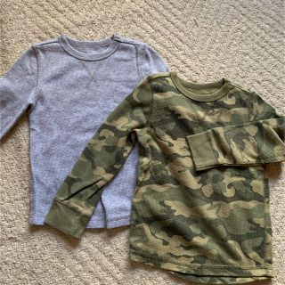 オールドネイビー(Old Navy)のオールドネイビーサーマルロンＴ3T2枚セット(Tシャツ/カットソー)