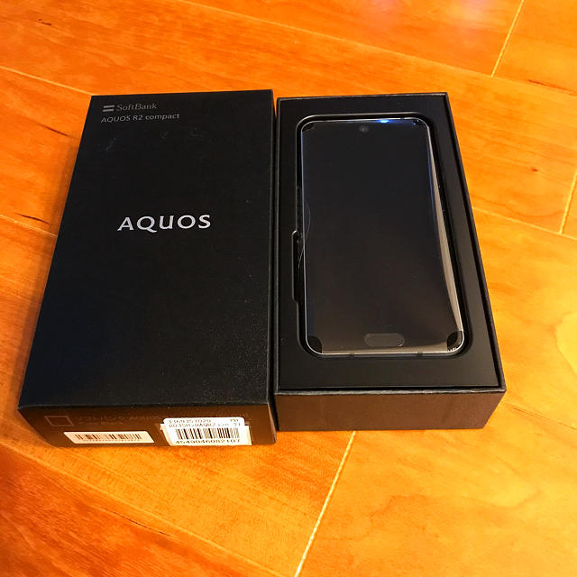 新品 AQUOS R2 compact ピュアブラック 64GB SIMフリー