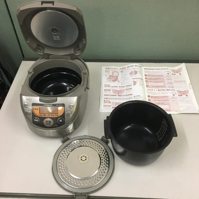 HITACHI 極上炊き 鉄入り厚釜 IHジャー炊飯器 RZ-JS10J-S | フリマアプリ ラクマ