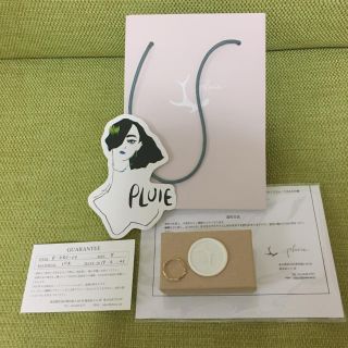 ロンハーマン(Ron Herman)のpluie プリュイ  ドロップスリング　10k 5号(リング(指輪))