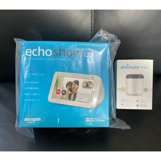 echo show5 & eRemote mini スマホ/家電/カメラのオーディオ機器(スピーカー)の商品写真