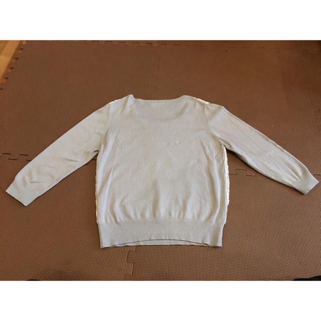 PATTERN fiona(パターンフィオナ)の七分袖レース付きニットトップス　Mサイズ レディースのトップス(ニット/セーター)の商品写真