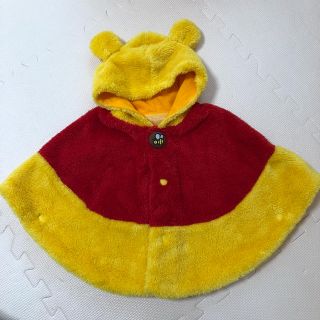 ディズニー(Disney)のDisney プーさんポンチョ 美品(ジャケット/コート)