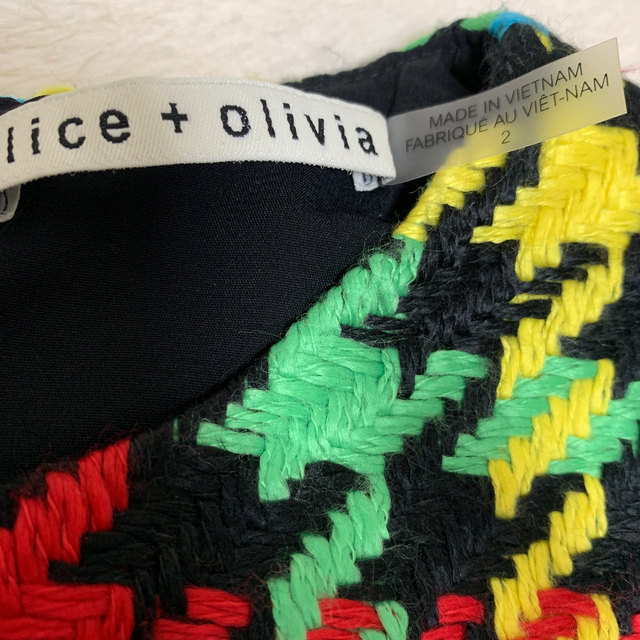Alice+Olivia ツイードドレスの通販 by Y shop｜アリスアンドオリビアならラクマ - Alice+Olivia 豊富な格安