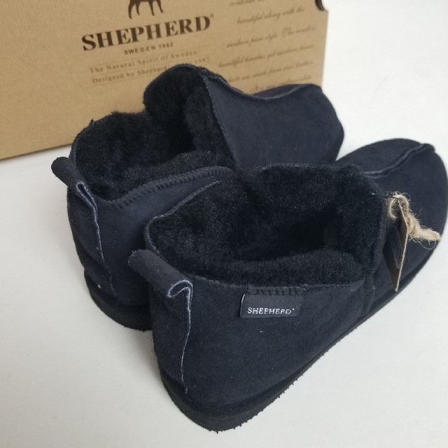 新品》SHEPHERD(シェパード)BLACK/37☆ショートムートンブーツ 新品》SHEPHERD(シェパード)BLACK/37☆ショートムートンブーツ