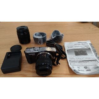 パナソニック(Panasonic)の美品☆LUMIXgf6  ブラック(ミラーレス一眼)