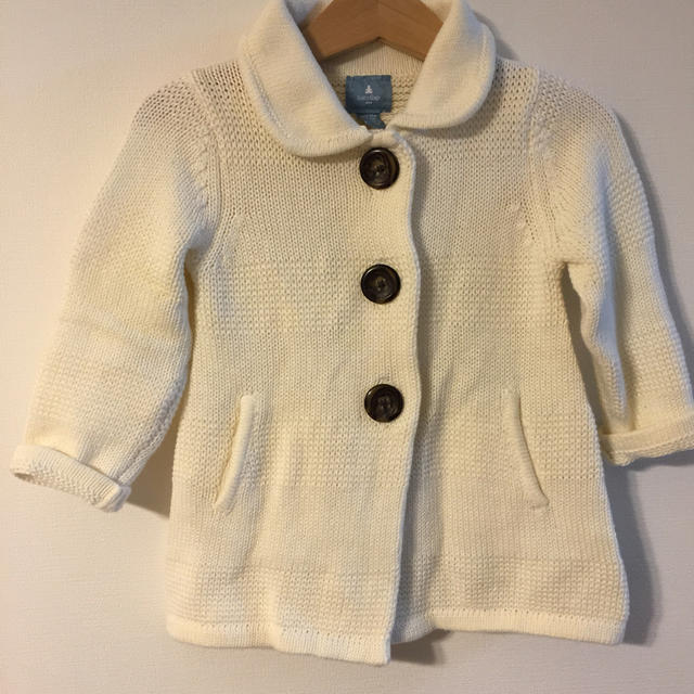 babyGAP(ベビーギャップ)のロングカーデ 90 キッズ/ベビー/マタニティのキッズ服女の子用(90cm~)(カーディガン)の商品写真