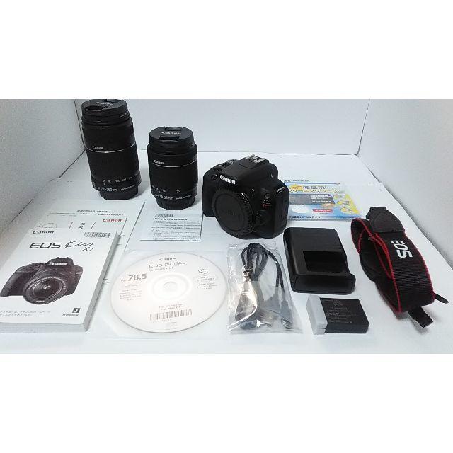 Canon - CANON EOS Kiss X7 ﾀﾞﾌﾞﾙｽｰﾑﾚﾝｽﾞ即購可[送料込]