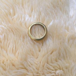 me and her wide simple ring(リング(指輪))