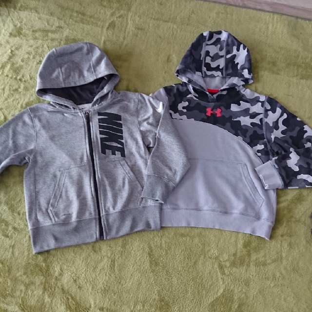 UNDER ARMOUR(アンダーアーマー)のアンダーアーマー、ナイキ スウェットセット☆ キッズ/ベビー/マタニティのキッズ服男の子用(90cm~)(ジャケット/上着)の商品写真