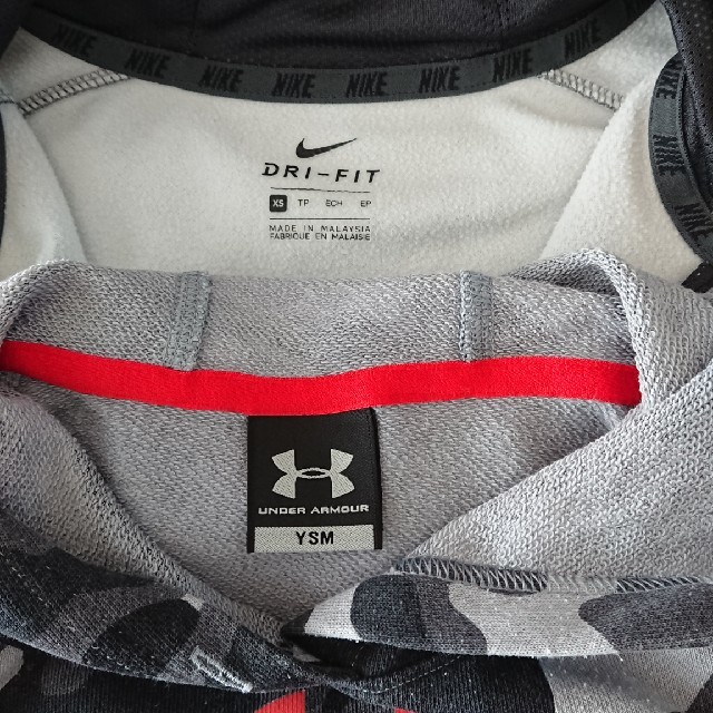 UNDER ARMOUR(アンダーアーマー)のアンダーアーマー、ナイキ スウェットセット☆ キッズ/ベビー/マタニティのキッズ服男の子用(90cm~)(ジャケット/上着)の商品写真