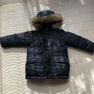 ベビーギャップ(babyGAP)のギャップ　黒　ダウンコート(ジャケット/上着)