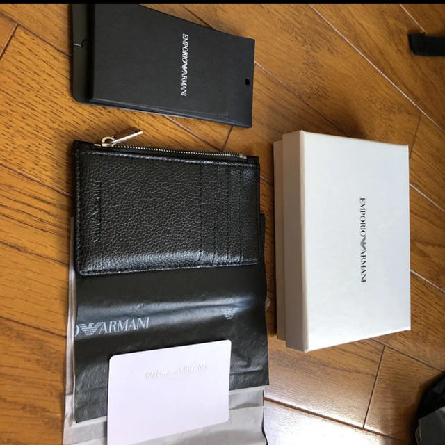 Emporio Armani(エンポリオアルマーニ)の日本未発売 エンポリオアルマーニカードケース メンズのファッション小物(名刺入れ/定期入れ)の商品写真