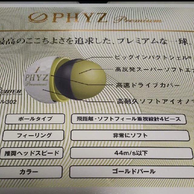 ブリジストン PHYZ premium 3ダースセット 1