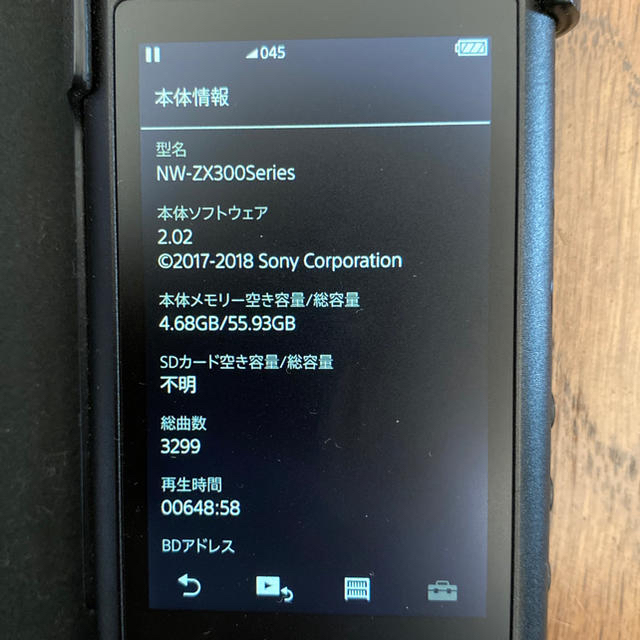 WALKMAN - NW-ZX300 sony ウォークマン 純正ケース付きの通販 by