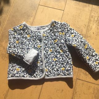 プチバトー(PETIT BATEAU)のプチバトー 3ans95㎝ キルトカーディガン(カーディガン)