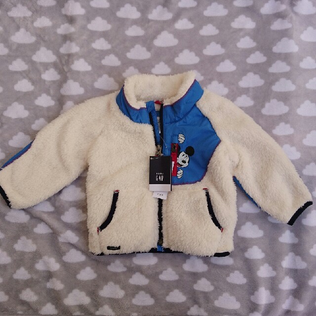 新品、未使用 babyGAP ミッキーマウス ボアジャケット アウター