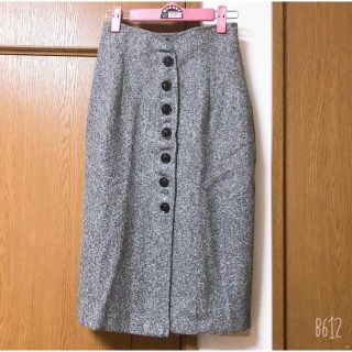 805★最終処分★グレー ニット タイトスカート  (ひざ丈スカート)