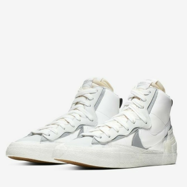 NIKE(ナイキ)の26cm Nike Blazer Mid sacai White Grey メンズの靴/シューズ(スニーカー)の商品写真