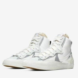 ナイキ(NIKE)の26cm Nike Blazer Mid sacai White Grey(スニーカー)