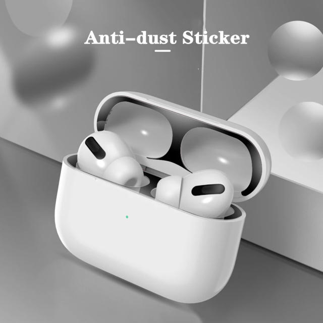 Apple(アップル)のAirPods Pro ダストガード ブラック スマホ/家電/カメラのスマホアクセサリー(保護フィルム)の商品写真