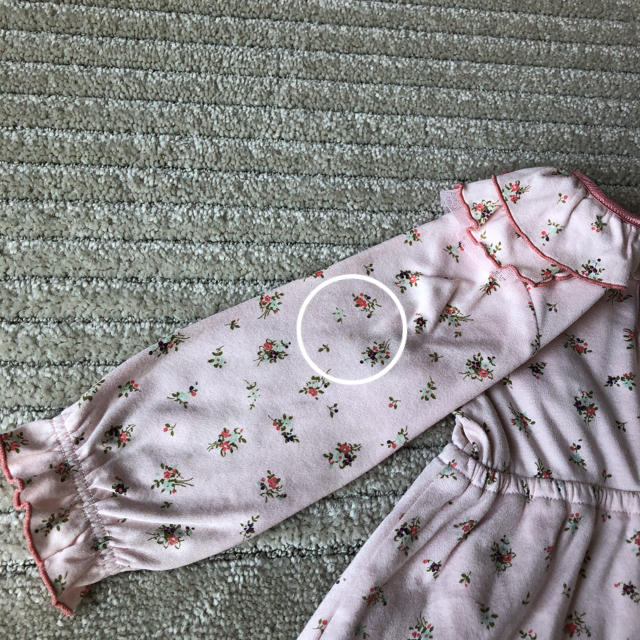 JILLSTUART(ジルスチュアート)のジルスチュアート 花柄 ワンピース 90cm キッズ/ベビー/マタニティのキッズ服女の子用(90cm~)(ワンピース)の商品写真