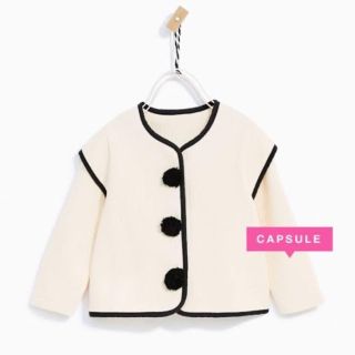 ザラキッズ(ZARA KIDS)のまみーさま専用⇨ZARA baby ポンポン パイピングジャケット(ジャケット/上着)