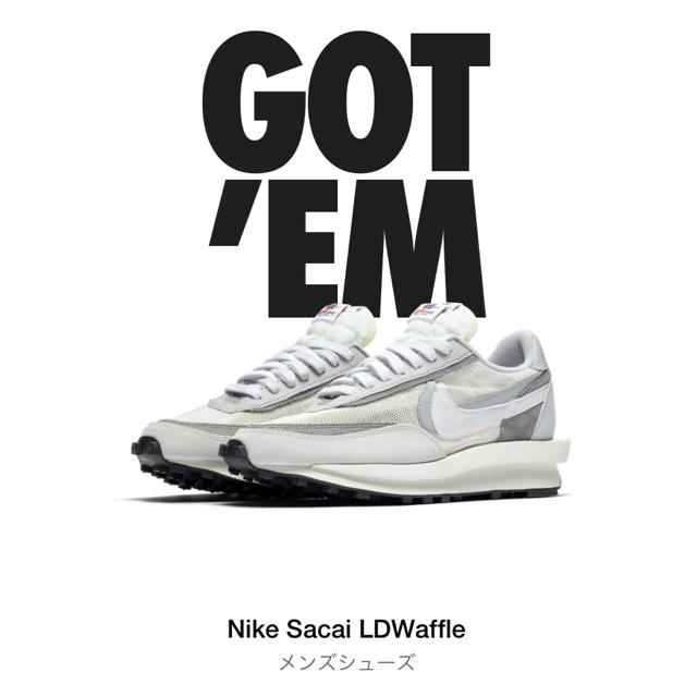 SNKRS NIKE LD ワッフル sacai  26.5cm 限定オファー