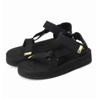 ドゥーズィエムクラス(DEUXIEME CLASSE)のSUICOKE Suede Sandals Deuxieme Classe 黒(サンダル)