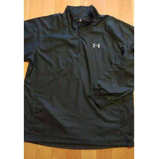 アンダーアーマー(UNDER ARMOUR)の美品 アンダーアーマー トップスジャケットLG ブラック(ウエア)