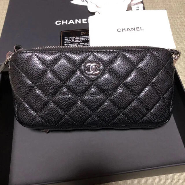 CHANEL(シャネル)の専用　シャネル　チェーンウォレット　キャビアスキン レディースのファッション小物(財布)の商品写真