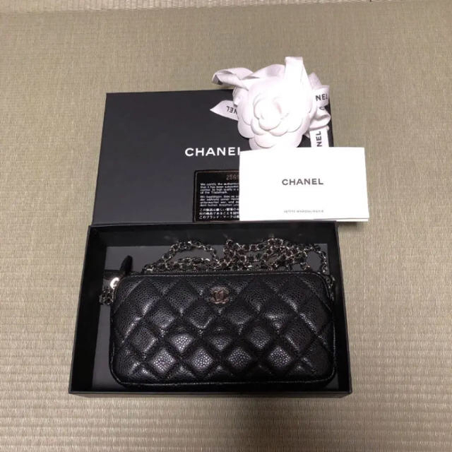 CHANEL(シャネル)の専用　シャネル　チェーンウォレット　キャビアスキン レディースのファッション小物(財布)の商品写真