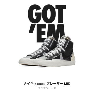 ナイキ(NIKE)のNIKE sacai BLAZER yuu様専用(スニーカー)