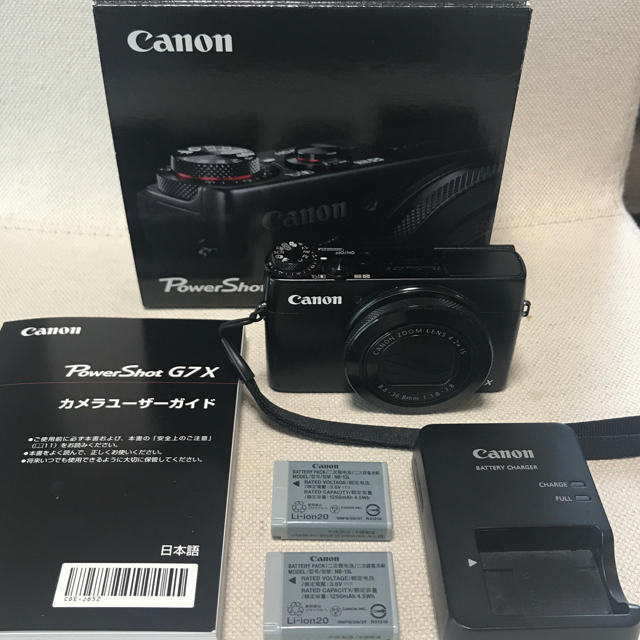 【総額６万5千円分】キヤノン・PowerShot G7X パワーショットコンパクトデジタルカメラ