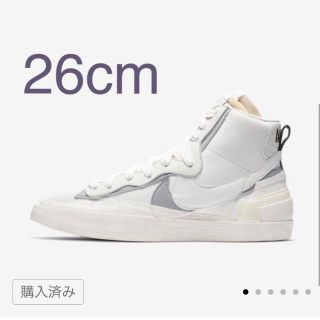 サカイ(sacai)のnike sacai blazer white(スニーカー)