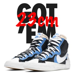 サカイ(sacai)のNIKE × SACAI Blazer Mid ブレーザー Blue 23cm(スニーカー)