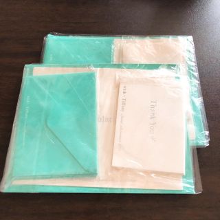 ティファニー(Tiffany & Co.)の☆まあさま専用☆ ティファニー レターセット 2点セット(カード/レター/ラッピング)