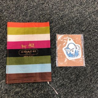 コーチ(COACH)のコーチ ブックカバー しおり付き(ブックカバー)