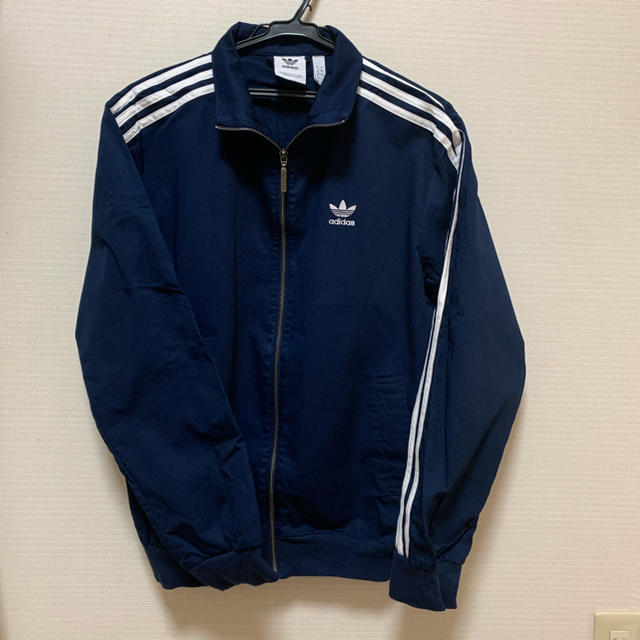 adidas originals 紺色ジャージ上下