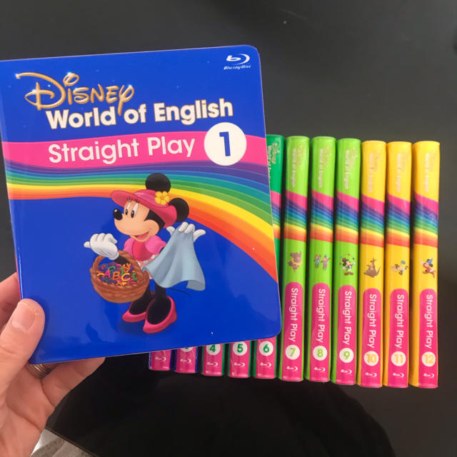 Disney - DWE 最新版(2019年10月購入) ストレートプレイ  ブルーレイ♪極美品☆